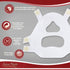 Silent Night Minimal Contact CPAP Mask Liners, Reduce Noisy Air Leaks, One Size Fits Most