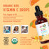 MaryRuth Organics USDA Kids Vitamin C Drops, Vegan Immune Support Supplement for Ages 4-13, 2oz