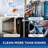 Dawn Dish Soap Platinum, Refreshing Rain Scent, Includes 3x24oz + 2 Non-Scratch Sponges (Packaging May Vary)