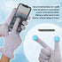 MIG4U Moisturizing Beauty Gloves - Touchscreen Overnight Sleeping Gloves for Women with Dry Hands (Grey Purple, 3 Pairs)