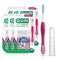 GUM Proxabrush Go-Betweens Moderate Interdental Brushes for Plaque Removal & Gum Health, 10ct