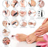 Professional 30PCS Manicure and Pedicure Tool Kit, Exfoliation Foot File Set for Women and Men at Home or Travel