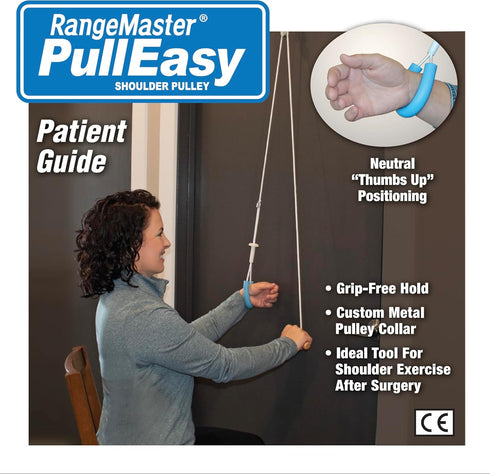 RangeMaster PullEasy Shoulder Pulley with Patient Guide, Aids with Shoulder Surgery Recovery