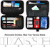 BOVKE Glucose Monitor Case, Diabetic Supply Case for Diabetes Testing Kit, Diabetic Supplies Travel Case for Glucose Meter, Blood Sugar Test Strips, Lancets, Needles, Insulin Pens, Rosegold