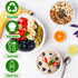 200 PACK 8 oz Paper Bowls, Compostable Disposable Heavy-Duty Biodegradable Bowls for Salad, Cereals, Snacks