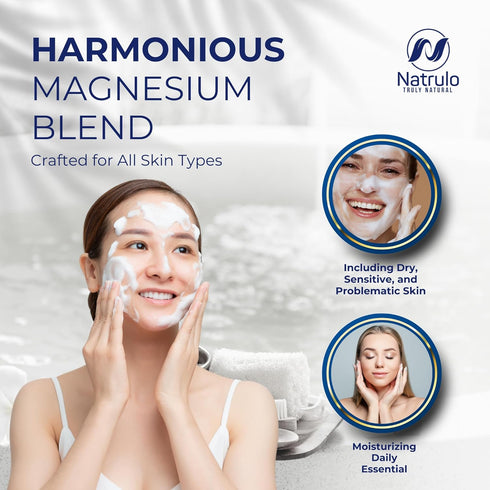 Dead Sea Magnesium Soap Bar Deep Cleansing Moisturizing Body Soap for All Skin Types, Made in USA