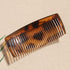 Furling Pompoms Pack of 6 Plastic Side Hair Combs, Wide Tooth Comb for Curly Hair (Coffee, Black)