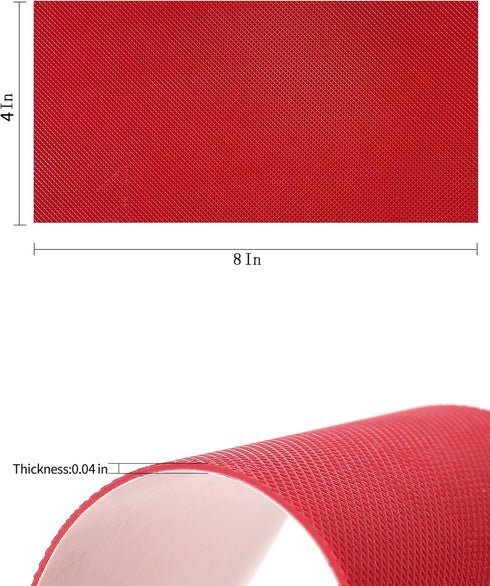 Prevention(8"x4" 3Pairs) Red Bottom Shoe Sole Protector,Sole Guard - Non-Slip Shoe Pads | Compatible with Christian