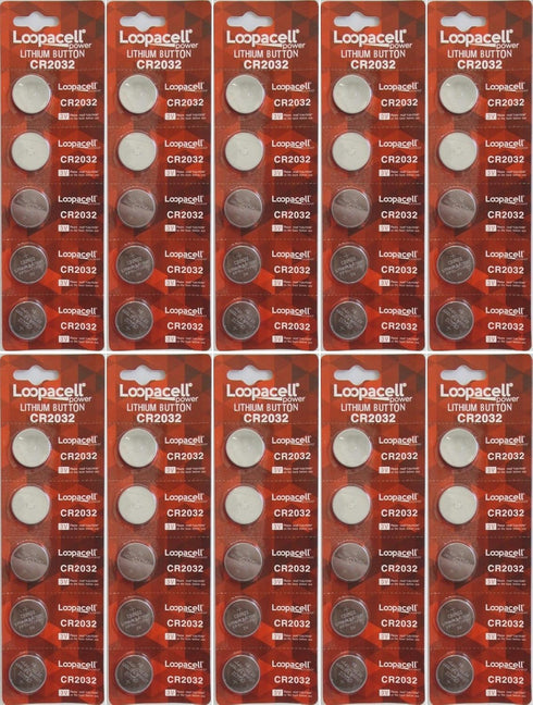CR2032 Lithium 3V 50 Batteries