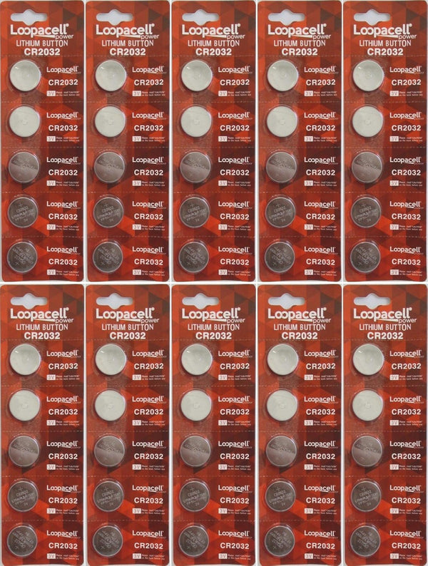 CR2032 Lithium 3V 50 Batteries