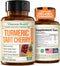 Turmeric Curcumin & Tart Cherry Extract Capsules, 600mg - Joint Health & Sleep Support with Black Pepper