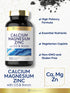 Carlyle Calcium Magnesium Zinc with Vitamin D3 and Boron, 300 Caplets - Vegetarian, Non-GMO Supplement