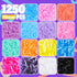 Teenitor Colorful Hair Accessories for Girls, Elastic Hair Ties Set with Clips and Glitter Bobby Pins