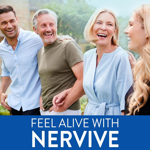 Nervive Nerve Health with Alpha Lipoic Acid, 60 ct, Supports Healthy Nerve Function in Fingers, Hands, Toes, & Feet*