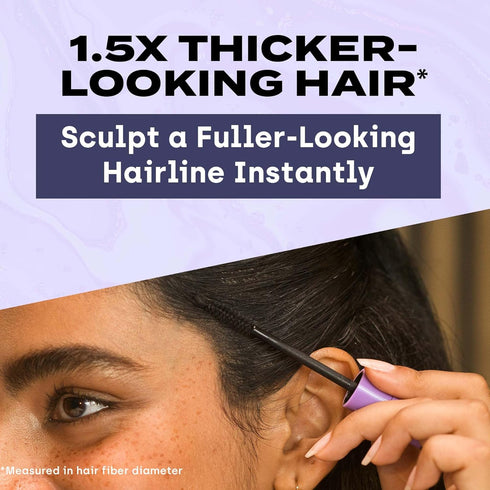 Toppik Fill Me In Hairline Filler - Hair Color Root Touchup Wand for Thinning Hairline, 0.176 oz (5 g), Dark Brown