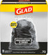 Glad Trash Bags, Guaranteed Strong Large Drawstring Garbage Bags, 30 Gallon, 70 Count