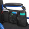 ZHCHG Wheelchair Side Bag with Cup Holder, Wheelchair Armrest Pouch Accessories for