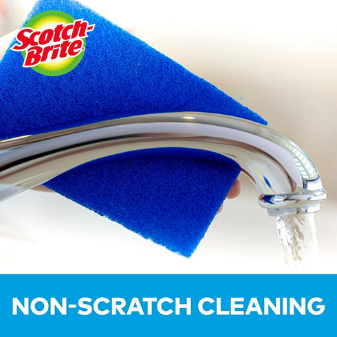 Scotch-Brite Non-Scratch Scour Pads - 30 Pads for Kitchen and Dish Cleaning