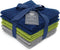 100% Cotton Terry Dish Cloth, 6 Pack, 12 x 12 Inches, Super Soft and Absorbent Rags for Kitchen Cleaning