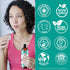 GuruNanda Advanced Oil Pulling & Coconut Oil Pulling Bundle with Toothbrush, Tongue Scraper - for Happy Teeth & Gums