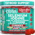 ThyroGlow Thyroid Support Gummies Selenium Iodine KSM 66 Ashwagandha L Tyrosine Vitamin