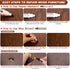 SEISSO Furniture Markers Touch Up - 25 Pcs Wood Repair Kits with Wax Sticks for Scratches & Stains