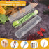Travel Cosmetic Brush Holder, 2 PCS Portable Cutlery Case with Lid, Clear Plastic Storage for Makeup Brush