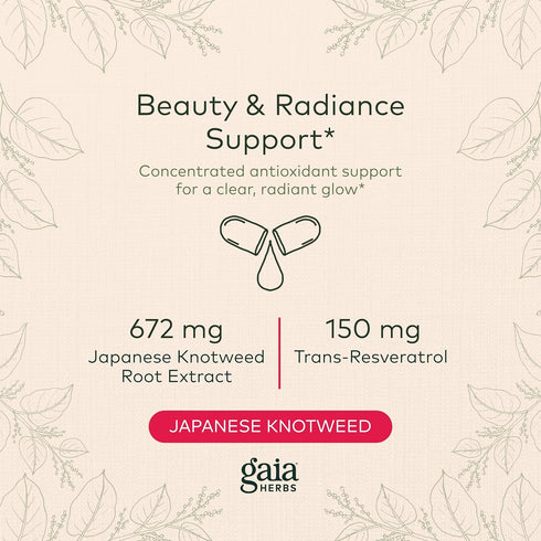 Gaia Herbs Resveratrol 150 - 50 Liquid Phyto-Capsules, Antioxidant Support with Japanese Knotweed
