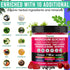 90ct 15-in-1 Pure Magnesium Glycinate Gummies 400 mg/serv - Calm Sleep Aid & Stress Relief with Ashwagandha, Tart