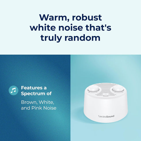 Settings Adaptive Sound Technologies LectroSound - Noise Machine for Optimal Sleep Environment - Non-Looping Nature