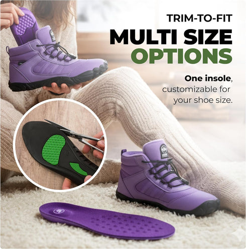 Hike Footwear Orthopedic Soles HF- Pain Relieving and Shock Absorbing Foot Pads, Plantar Fasciitis Relief - Arch