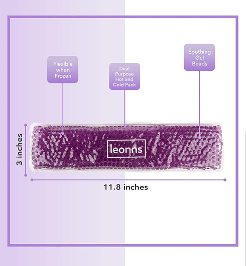 Reusable Perineal Ice Packs for Postpartum, 3 Ice Packs with Soft Satin Sleeves, Hot or Cold Functionality