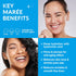 MAREE Facial Masks with Marine Collagen & Hyaluronic Acid - Moisturizing Sheet Masks with Green & Red Algae Extract, 6