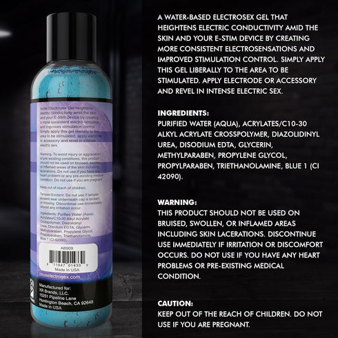Zeus electrosex 8.5oz Zeus Incite Electrosex Gel