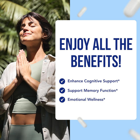 Memory Supplement for Brain Support | Phosphatidylserine with Memory and Focus Complex, 66 Day Supply
