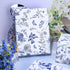 JarThenaAMCS Blue White Floral Wrapping Paper Roll, 17 Inch x 32.8 Ft Chinoiserie Flower Bird Gift Wrap Paper for Party