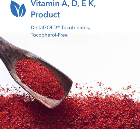 Allergy Research Group Delta-Fraction Tocotrienols Supplement, 50 mg Vitamin E, 75 Count Softgels