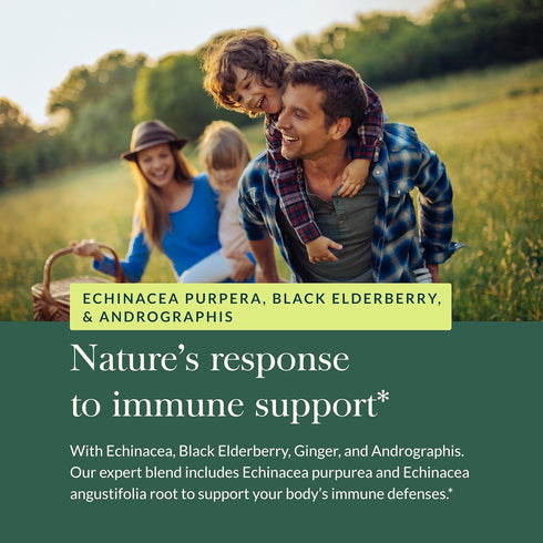 Gaia Herbs Quick Defense - Fast-Acting Immune Support Supplement with Echinacea, 20 Vegan Liquid Phyto-Capsules