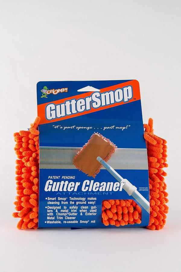 Chomp! Microfiber Gutter Cleaner Tool - Ultimate Gutter Cleaning Smop for All Types of Rain Gutters