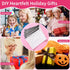 AMADAILY 24Pcs Sublimation Blank Canvas Makeup Bags, DIY Heat Transfer Cosmetic Bags with Black Zipper, 7.87 x 5.7 Inch