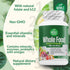 Whole Food Multivitamin for Men and Women - Complete Daily Superfood Vitamins Plus Minerals, Probiotics, Non-GMO