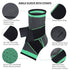 Adjustable Compression Ankle Support Brace for Men Women, Stabilizes Ligaments, Eases Pain from Sprained Ankle (Large)