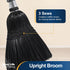 Yocada Heavy-Duty Broom, Commercial Indoor Outdoor Broom 55.5 inch Tall for Courtyard Garage Lobby Home Office