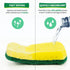 Heavy Duty Sponges, 24 Pack Scrub Sponge, Eco Cellulose Kitchen Sponge for Washing Dishes and Household Cleaning