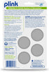 Plink-9024 Summit Brands Washer and Dishwasher Freshener Cleaner - 4 Tabs, Yellow, 1 Count (Pack of 4)