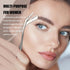 LePinko Eyebrow Trimming Scissors with Combs, Silver Gifts for Men Women Stocking Stuffers