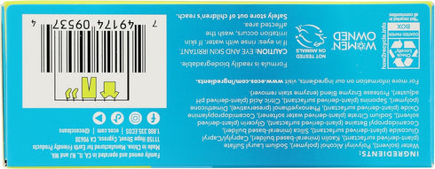 ECOS Laundry Detergent Sheets, 50 Loads, Vegan, Hypoallergenic, No Plastic Jug, Liquid Free