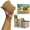 Biodegradable Natural Kitchen Sponge, Compostable Cellulose and Coconut Walnut Scrubber, 24 Pack