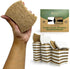 Biodegradable Natural Kitchen Sponge, Compostable Cellulose and Coconut Walnut Scrubber, 24 Pack