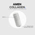 Amen Multi Collagen Peptides Capsules - 90 Pills with Hyaluronic Acid, Vitamin C, 5 Types of Collagen Protein